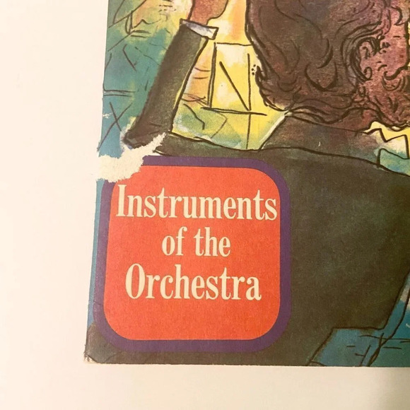 Vintage 1968 Instruments of the Orchestra 7  Inch Record and Book Columbia - Picture 2 of 16